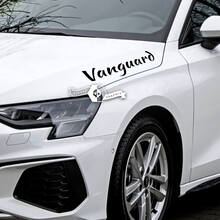 Kap belettering sticker sticker embleem logo vinyl vanguard voor Audi
 2