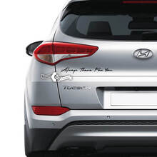 Belettering sticker sticker achterklep embleem logo vinyl voor Hyundai
 4