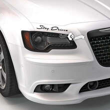 Stay Driven Kapletters Vinyl Sticker voor BMW_3