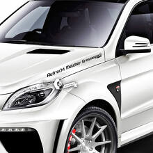Paar belettering embleem Aufrecht Melcher Grossaspach vinyl sticker sticker voor AMG Mercedes-Benz
 4