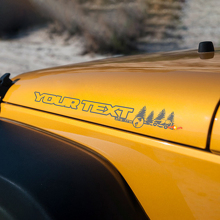 Set Off Road Forest Style Vinyl Motorkap Stickers Decals voor Jeep Wrangler_2