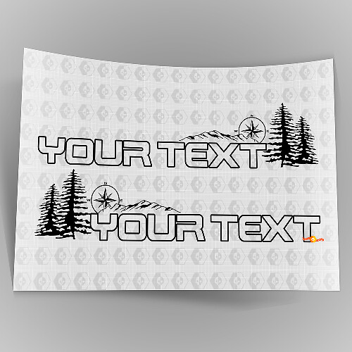 Forest Style Off Road Vinyl Motorkapstickers Decals voor Jeep Wrangler_1