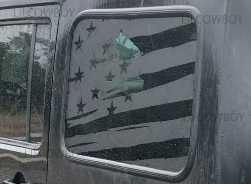Verweerde USA Vlag Zijraam Vinyl Decal Sticker voor Jeep Wrangler
