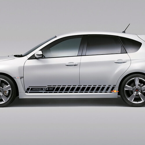 Decal Sticker Zijstreep Kit Voor Suba impreza hatchback 2007-2012 wrx sti 09
