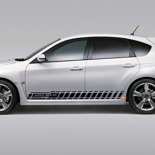 Zijstrook Vinyl Decal Kit voor Subaru Impreza Hatchback WRX STI 2007-2012