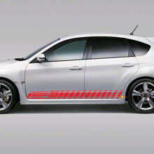 Zijstrook Vinyl Decal Kit voor Subaru Impreza Hatchback WRX STI 2007-2012_3