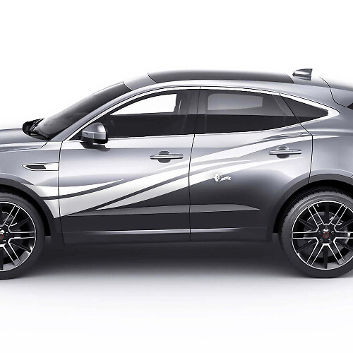 Jaguar E-pace Zijdeur Graphics sticker Logo sticker
