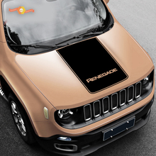 2015-2018 Jeep Renegade vinyl motorkap sticker sticker afbeelding 2
