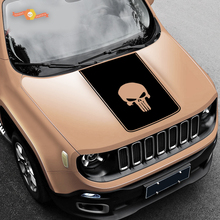 2015-2018 Jeep Renegade vinyl motorkap sticker sticker afbeelding 4