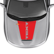 Hood invoegen Dodge Charger Hemi Blackout sticker sticker
 2