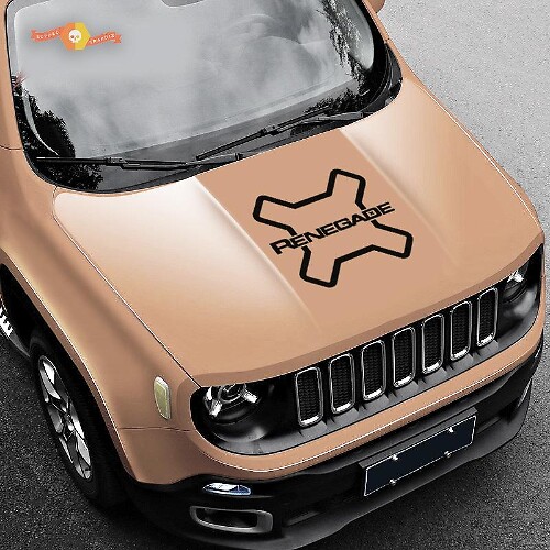 Jeep Renegade Logo Graphic Vinyl Decal Sticker Hood Side Camo Opties