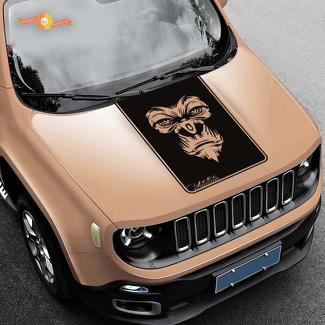 Jeep Renegade Hood Yeti BigFoot grafische vinyl sticker sticker zijkant SUV