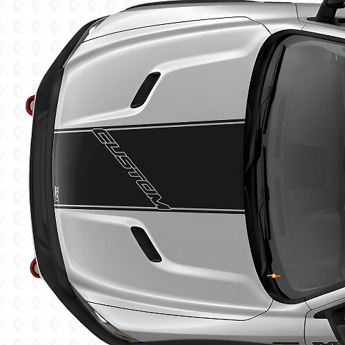 Aangepaste Omlijnde Letters Motorkap Vinyl Sticker voor Jeep Renegade