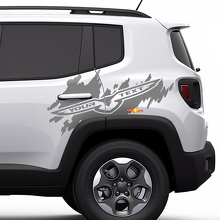Trailhawk Side Splash Logo Grafische Achterdeur Zijvinylsticker Decal voor Jeep Renegade Cherokee 2