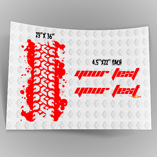 Banden Trace Grafische Lettering Motorkap Vinyl Decal Sticker Kit voor Jeep Wrangler TJ LJ JK