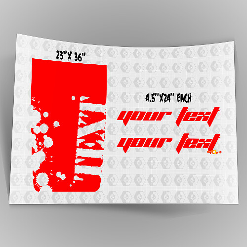 Spatborden Letters Motorkap Vinyl Decal Sticker Kit Renegade voor Jeep Wrangler TJ LJ JK