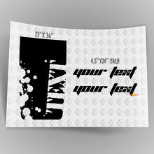 Spatborden met Aangepaste Lettering Motorkap Vinyl Decal voor Jeep Wrangler_3