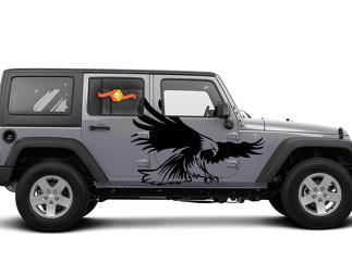 American Iron-Vinyl Decal Sets voor Jeep, Ram, Ford, Chevy Graphics