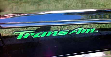 Overlay met belettering van deurembleem Stickers Stickers gemaakt voor 93-02 Trans Am
