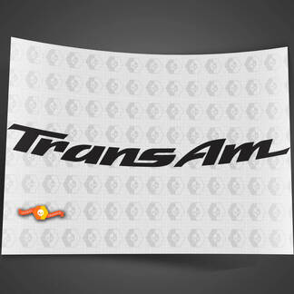 Pontiac TRANS AM gebogen voorruit banner sticker grafische sticker