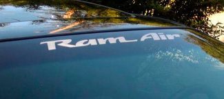 Ram Air voorruit banner sticker stickers Firebird GTO Trans AM