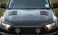 4 Mountain Off-Road Hood Decal Sticker Grafische kit voor Ford Ranger 3