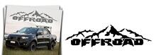 4 Mountain Off-Road Hood Decal Sticker Grafische kit voor Ford Ranger 5