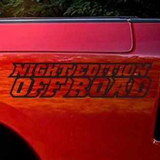 Dodge Ram Rebel Night Edition Side Truck Vinyl Sticker Graphic Off Road Pickup