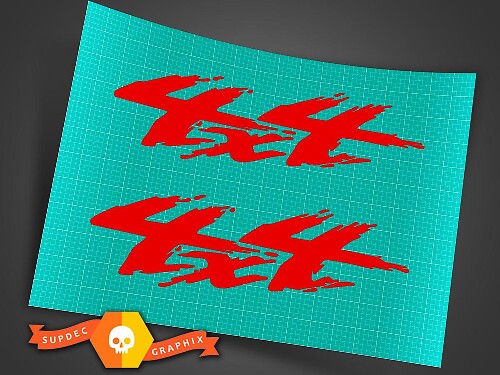 4x4 Off Road 4WD Splash Graphics Vinyl Decal voor Ford Truck