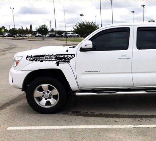 TRD Tacoma Modder Spatbord Vinyl Decal Sticker voor Toyota Tacoma 2004-2018