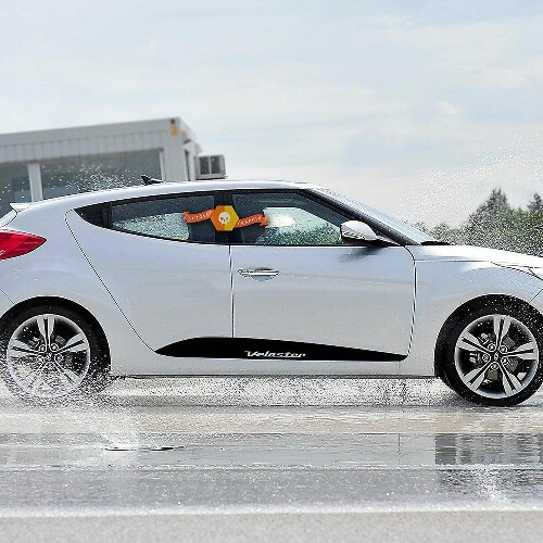 Veloster Lettering Zijstrepen Vinyl Sticker voor Hyundai Veloster 2011-2020