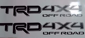 TRD 4x4, off-road sticker Sticker TOYOTA tacoma toendra elke kleur (set)