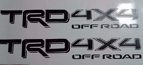 TRD 4x4, off-road sticker Sticker TOYOTA tacoma toendra elke kleur (set)