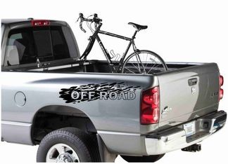 2 ST - OFF ROAD stickers voor TOYOTA TUNDRA TACOMA 4 RUNNER SEQUOIA T100 4x4 4wd TRD
