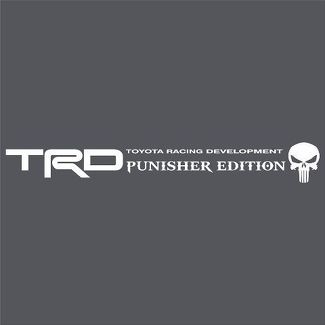 Toyota Tundra TRD Racing Punisher WINDSCHERM Vinyl Decal Sticker Truck