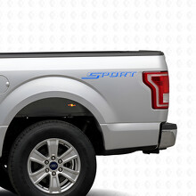 Sport Bedside Vinyl Decal Kit voor Ford Musclecar truck 2015-2016_2