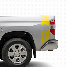 TRD Punisher verticale strepen bedzijde vinyl decal sticker voor Toyota Tundra 2016-2017_5