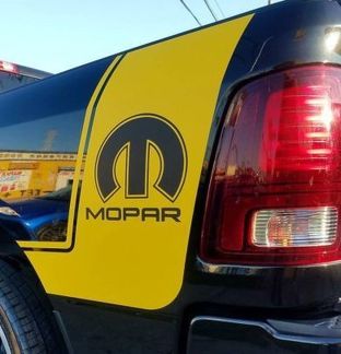 2 Truck vinyl stickers race strepen sticker Dodge Ram Mopar Hemi auto Graphics