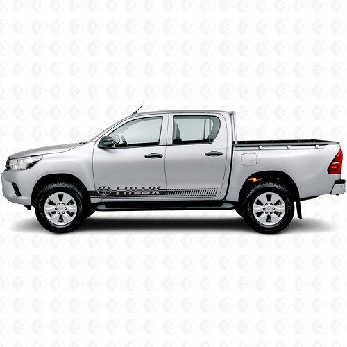 Gemerkt Accent Strepen Zij Vinyl Decal Sticker voor Toyota Hilux