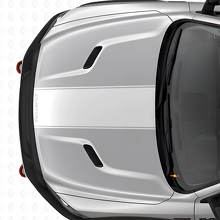 Aangepaste omtrek motorkap streep vinyl stickervel voor Dodge Ram_5