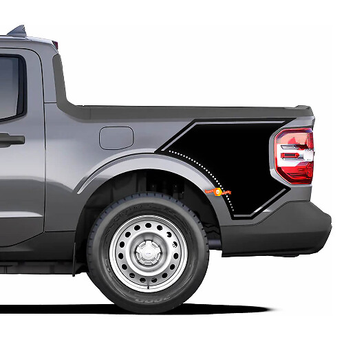 Dot Bed Side Vinyl Decals Stickers Graphic Voor Ford Maverick 2022-Op