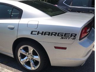 2 SRT-8 Dodge charger achterspatborden vinyl stickers Hemi mopar Graphics logo sport