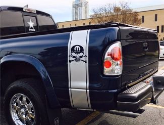Truck vinyl sticker, streep Dodge Ram achterbed 