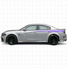 Aangepaste zijstreep vinylsticker voor Dodge Charger Electric_2