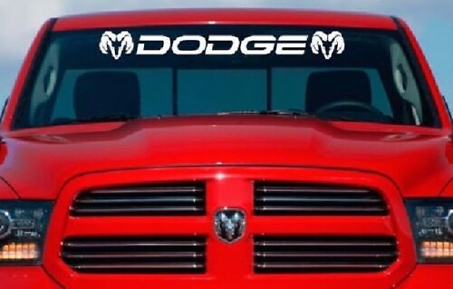 DODGE RAM voorruit vinyl sticker sticker aangepaste 40-inch voertuig logo graphics