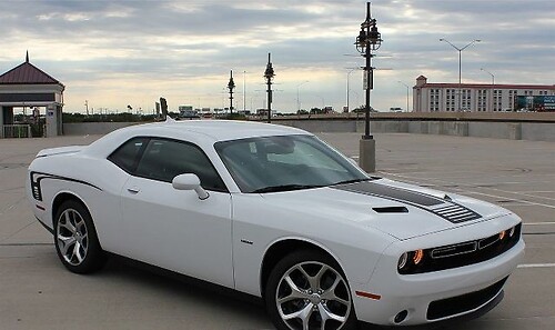 Accentstrepen motorkap & zijkant vinyl decal sticker voor Dodge Challenger 2008-2017