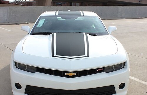 Brede Outline Strepen Motorkap Dak Kofferbak Vinyl Decal Sticker voor Chevrolet Camaro