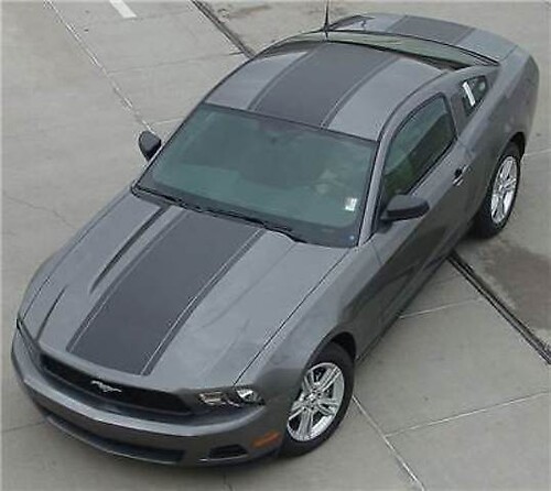 Pony Center Racing Stripe Hood Vinyl Decal Sticker voor Musclecar Mustang 2010-2012