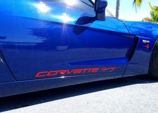 Chevy Corvette 2006- - 2020 Z06 Corvette Racing zijdeur grafische stickers