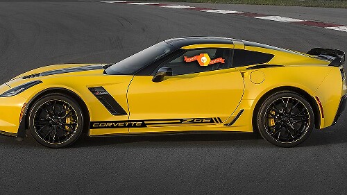 Racing zijstrook vinylsticker voor Chevrolet Corvette Z06 C6 C7 2005-2018
